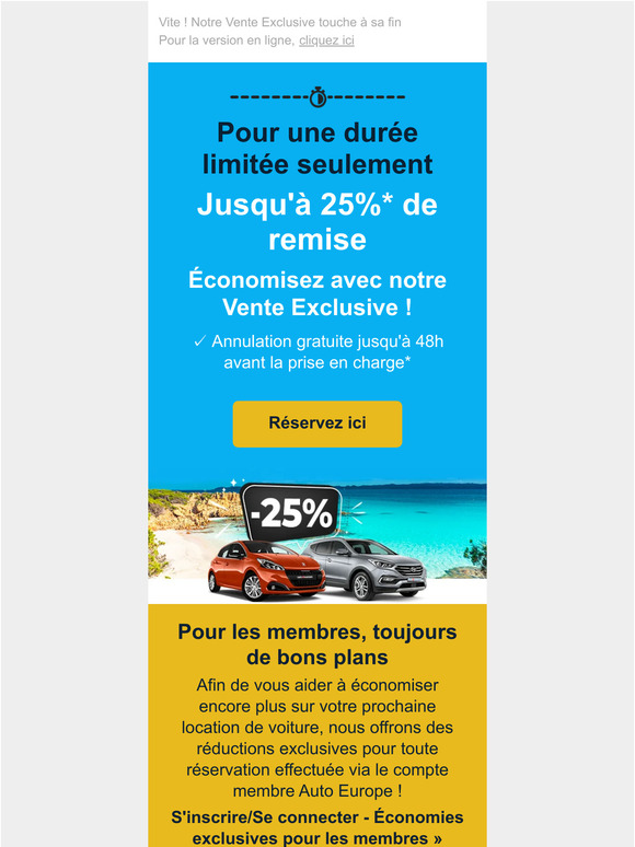 Vite, la promo se termine ! Jusqu'à -25%