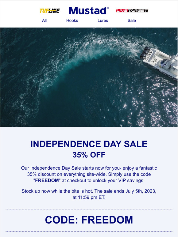 35% OFF | 4th Of July Sale