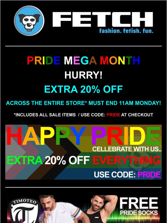 EXTRA 20% OFF EVERYTHING MUST END MONDAY 🤩