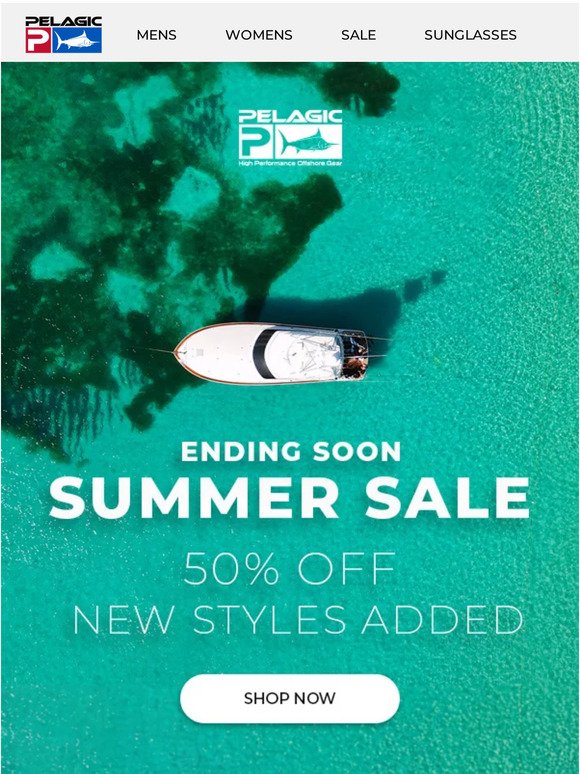 50% Off Summer Sale Ending Soon!