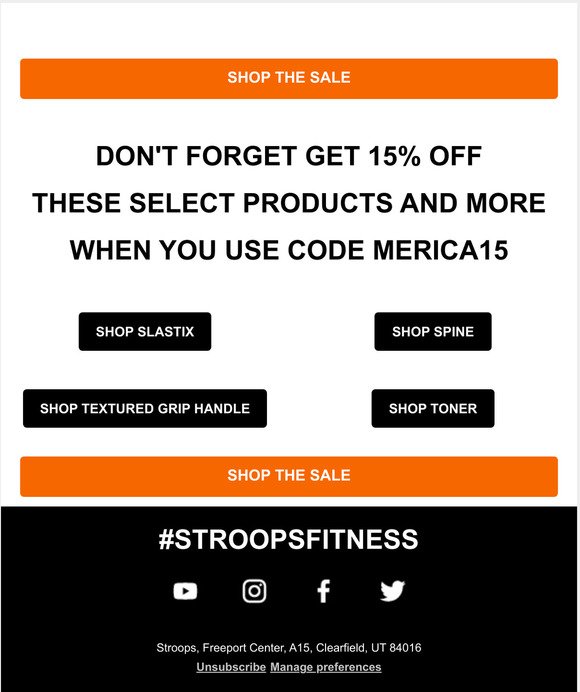 Don't Miss Out Stroops July 4th Super Sale Is Live!