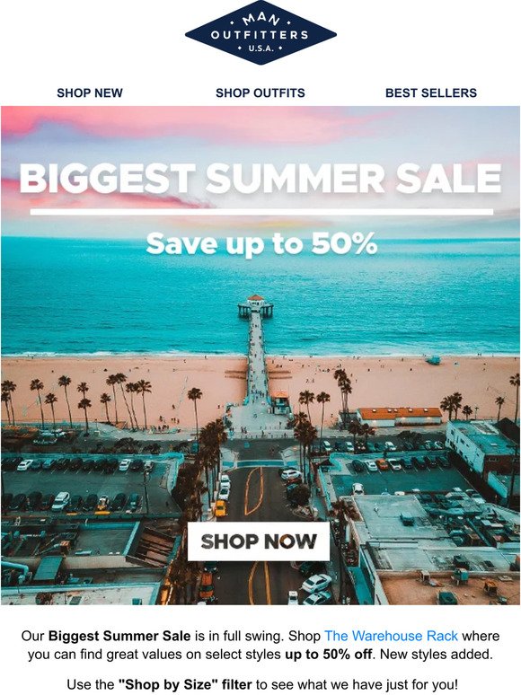 Biggest Summer Sale ⦙ Save Up to 50%