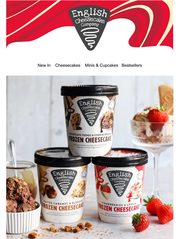 Buy Any Cheesecake Get Frozen Tubs Bundle Half Price!