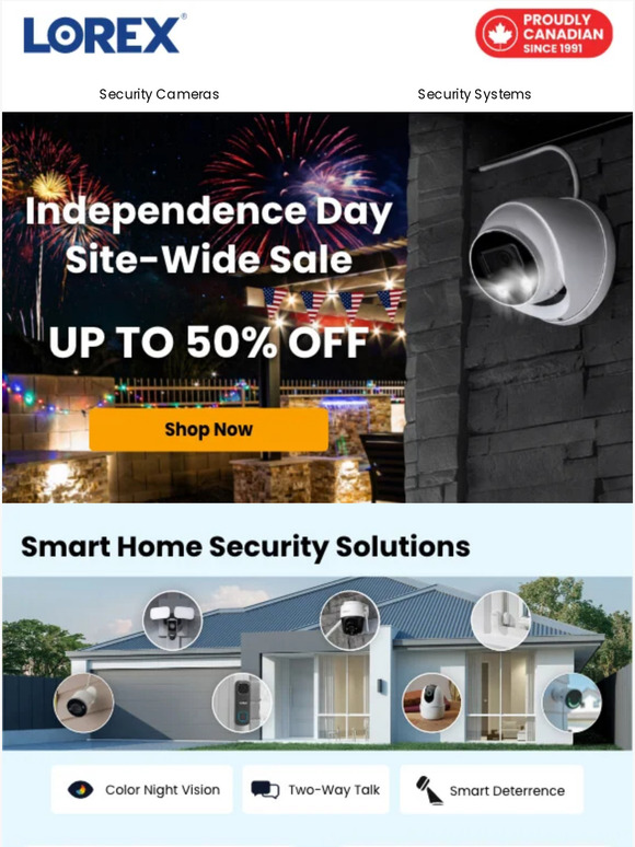 Independence Day Savings! Get Up to 50% off Now.