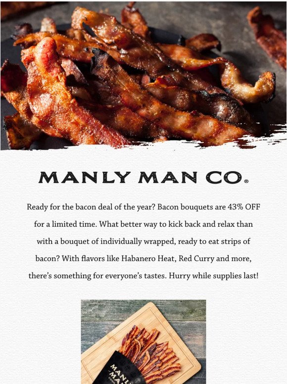 The Beef Bouquet: Gourmet Beef Sticks 🥩 Manly Man Co® - Manly Man Co.