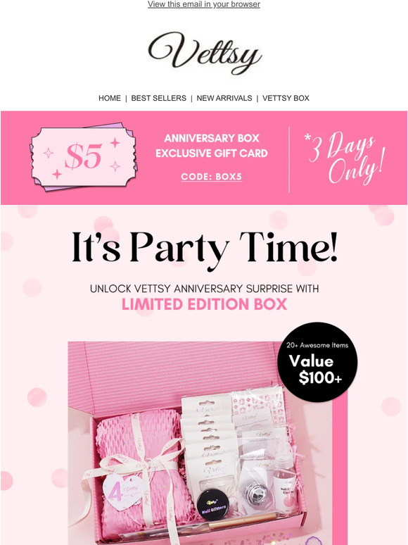 🎉4th Anniversary Limited Edition Box & BOGO sale Starts