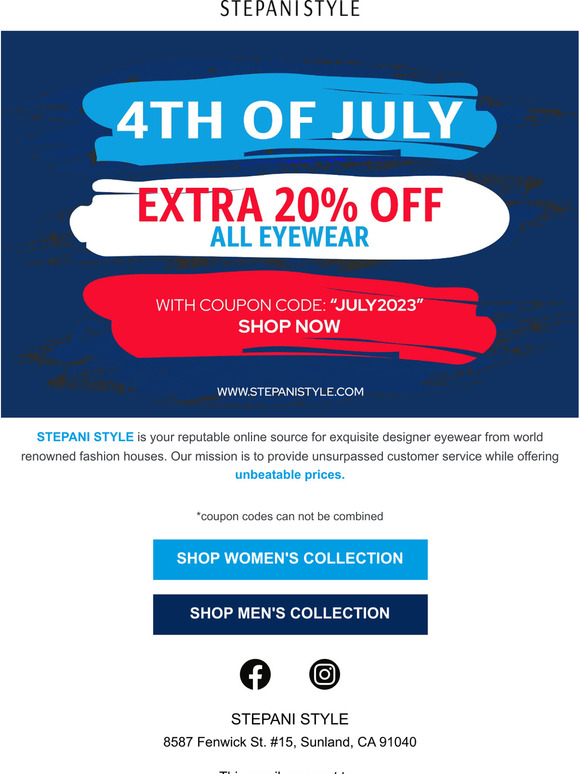 4th of July Sale Starts Now! 🎇