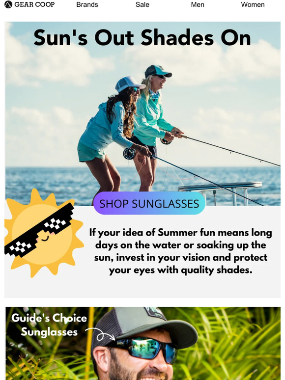 Summer shade: eye protection for fun in the sun 😎🧗🚲🎣