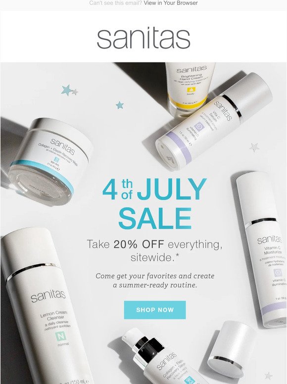 Get a summer-ready routine - 20% off!