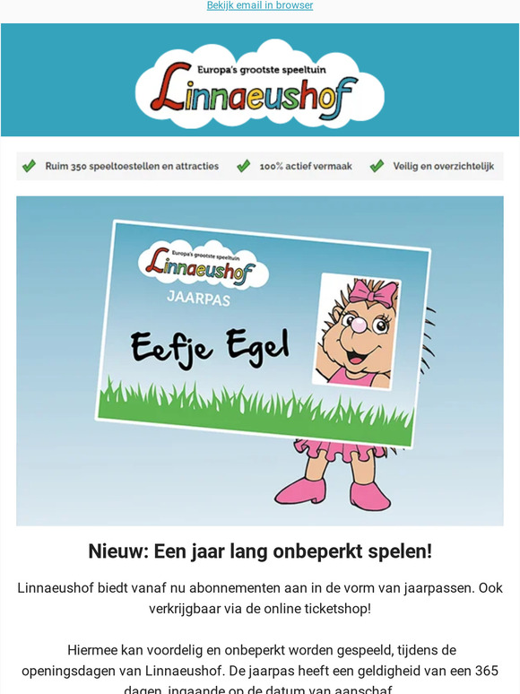 📣Nieuw! Een jaar lang onbeperkt spelen!