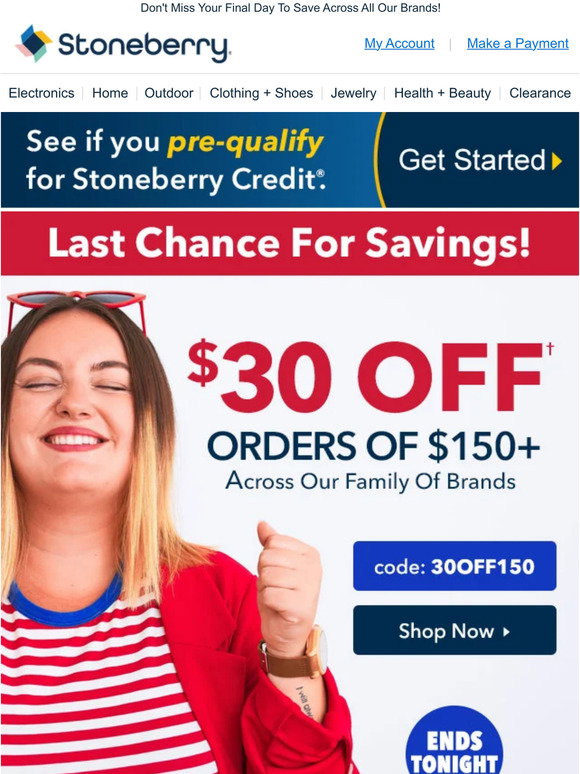 Stoneberry: Stoneberry® Credit, You Can Live Better Now® | Milled