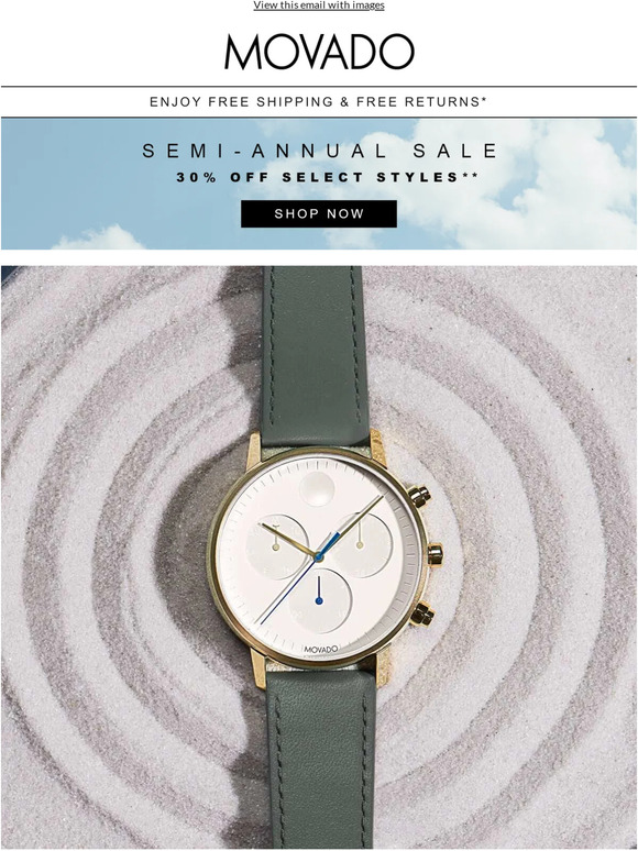 Face Chronographs: Sporty Modern Style at 30% off