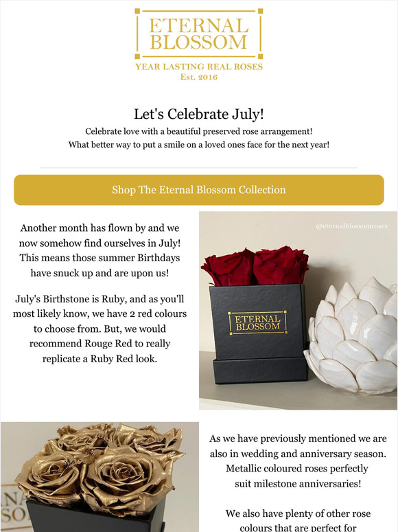 Let's Celebrate July!