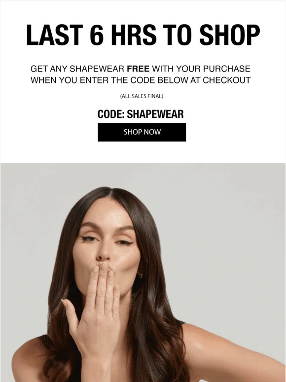Kiss our sale goodbye 😘