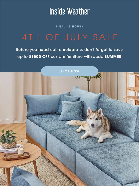4th of July deals end in 48HRS