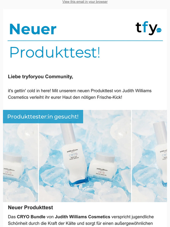 Die neuesten Produkttests nur für dich!
