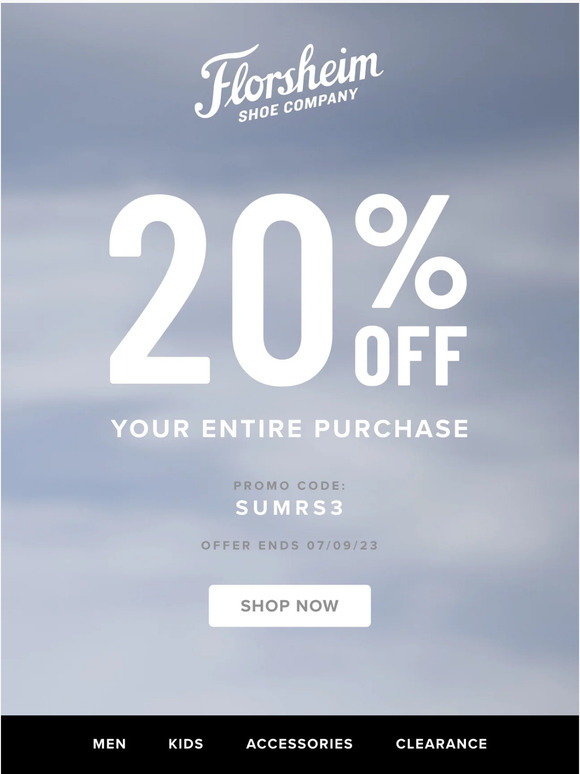 20% Off 🎉 Summer SALE