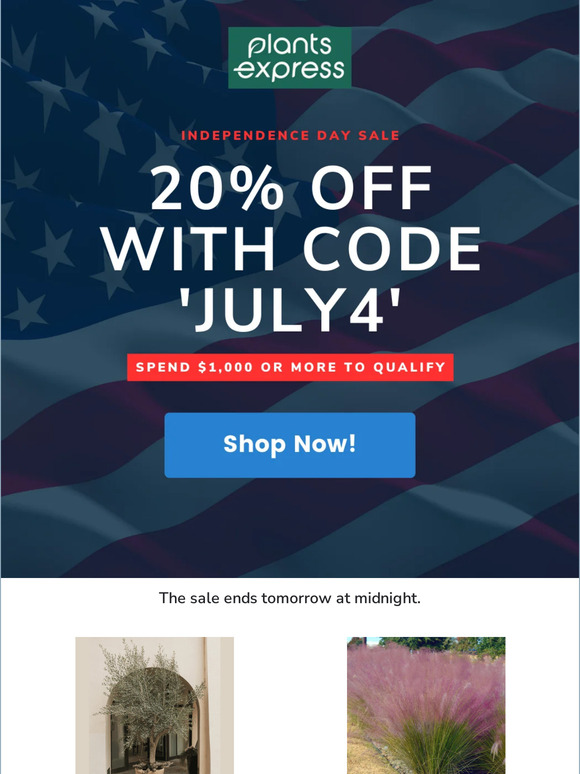 Shop now for 4th of July deals!