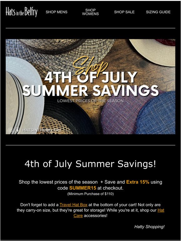 FOR A LIMITED TIME • 4TH OF JULY SUMMER SAVINGS EVENT!! ✨