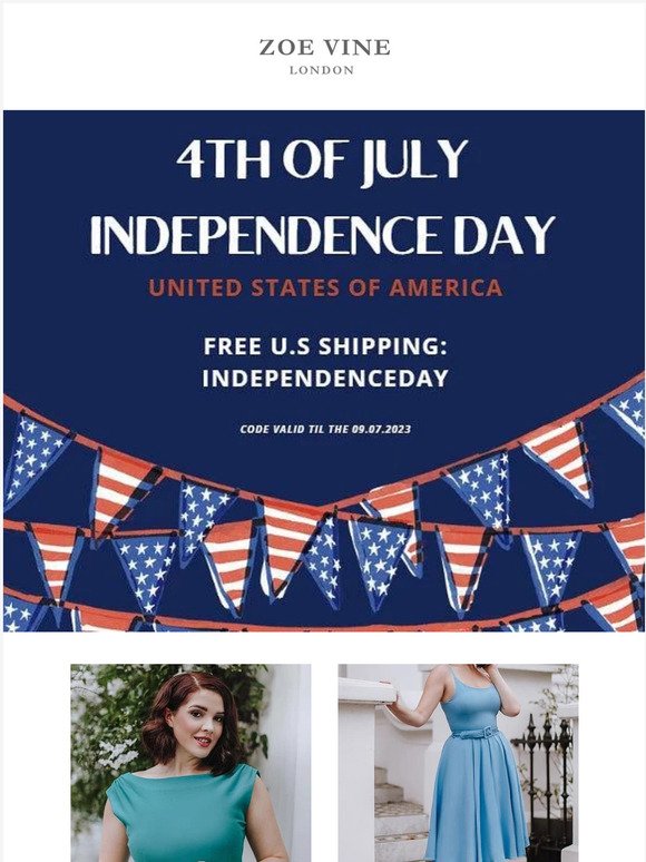4th of July FREE U.S SHIPPING!