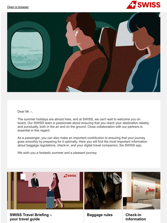 Swiss International Air Lines Baggage rules, checkin information and