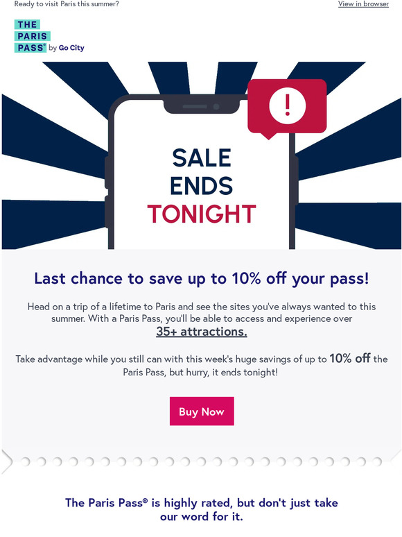 Not long left! Our 4th of July Sale ends tonight! ⏰