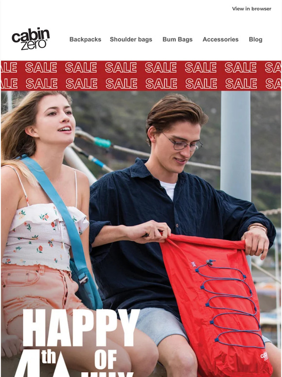 CabinZero Bags and Luggage HAPPY 4TH OF JULY! GET UP TO 40 OFF! 🎆