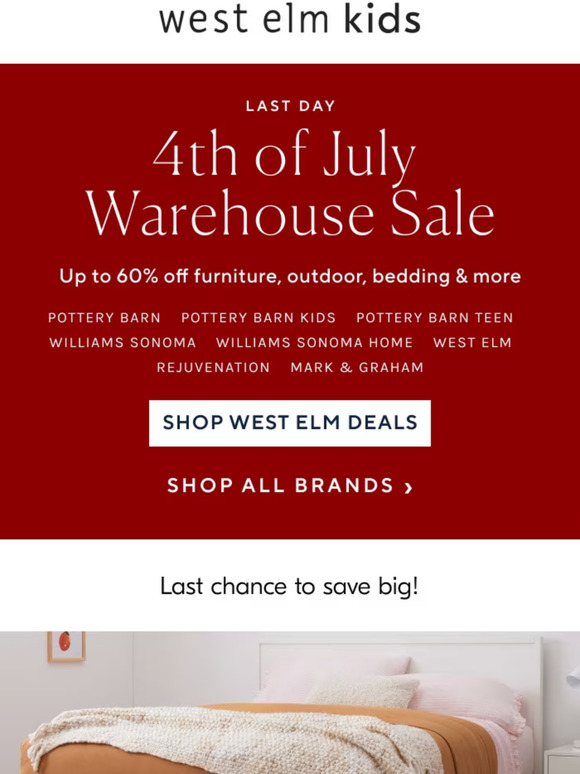 West Elm Email Newsletters Shop Sales, Discounts, and Coupon Codes