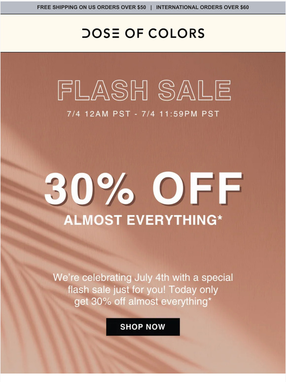 Last Chance for the 24Hr Flash Sale! 💖