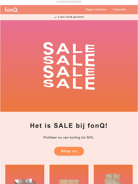 Summer Sale bij fonQ!