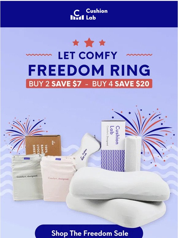 Shop the Comfy Freedom Sale 🎆