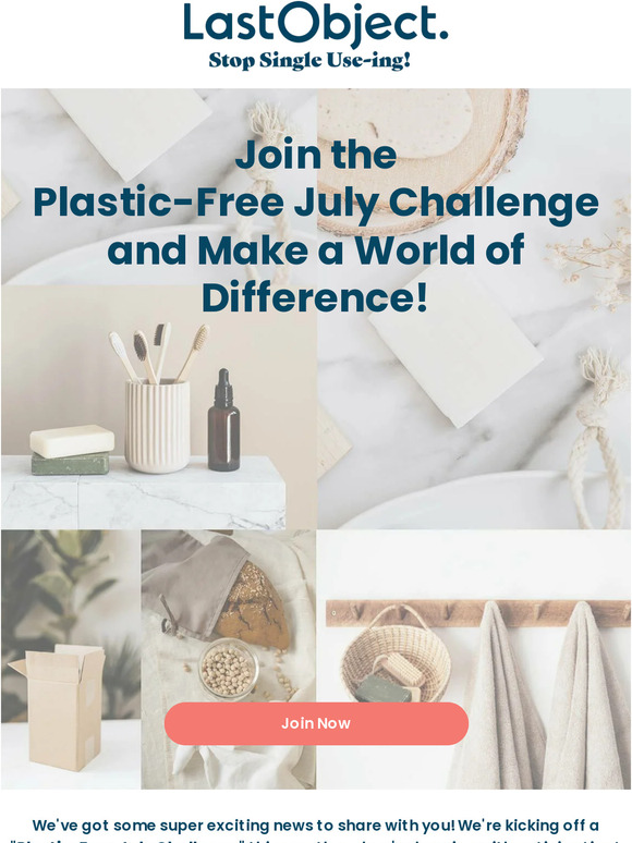 Join the Plastic-Free July Challenge and Make a World of Difference!