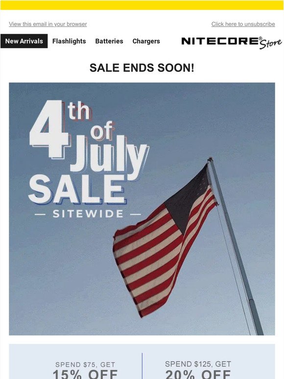 Last call! 🎇 4th of July Sale Ends Soon!