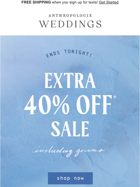 Anthropologie Email Newsletters Shop Sales, Discounts, and Coupon Codes