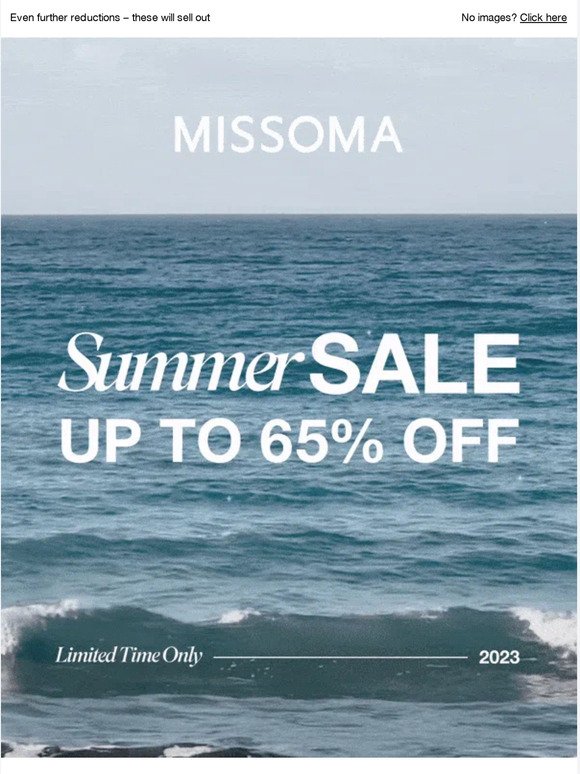 Sale: now up to 65% off