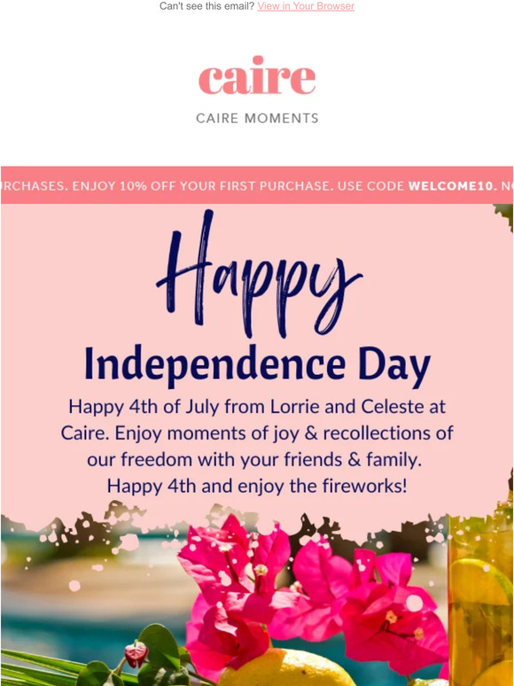 Happy 4th of July From Caire To You