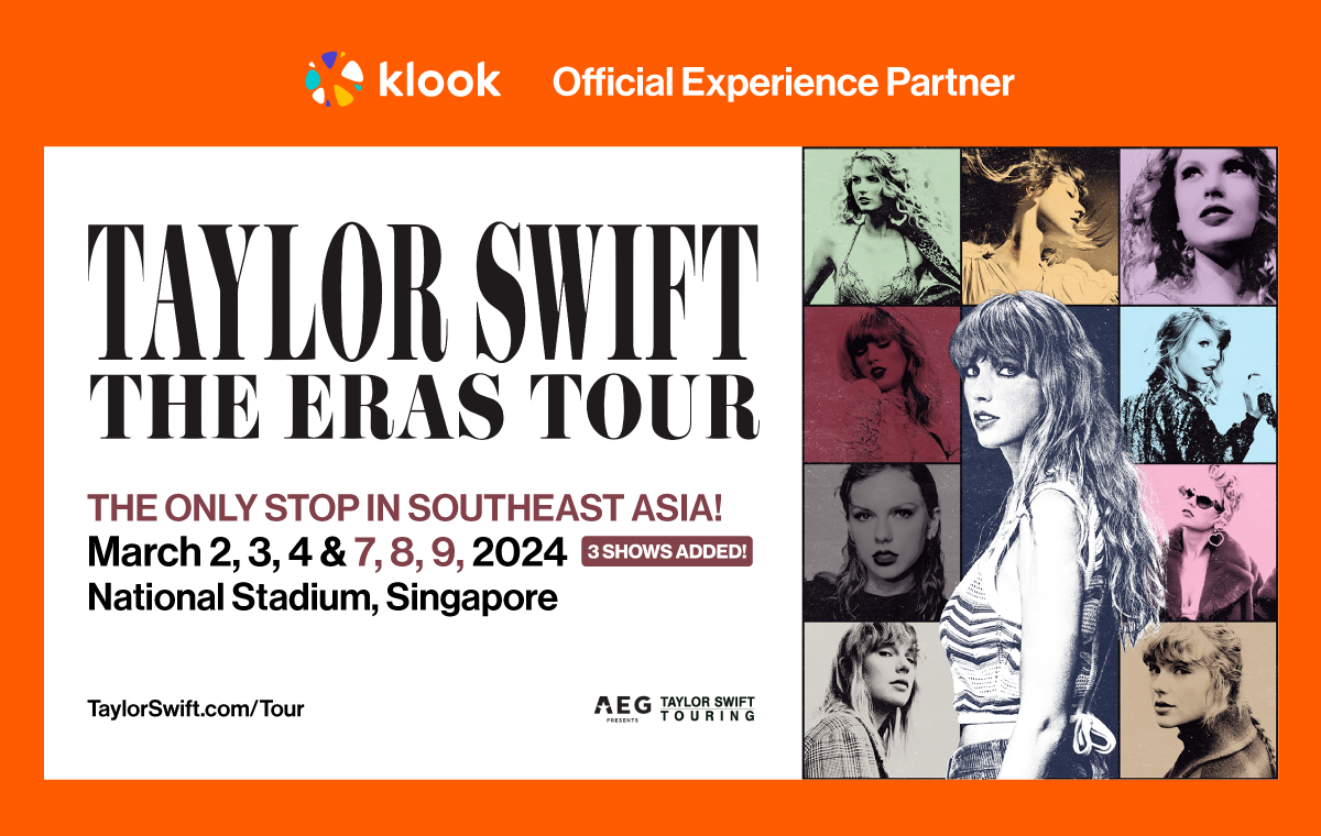 Klook Activity & Experience TAYLOR SWIFT THE ERAS TOUR IN SINGAPORE