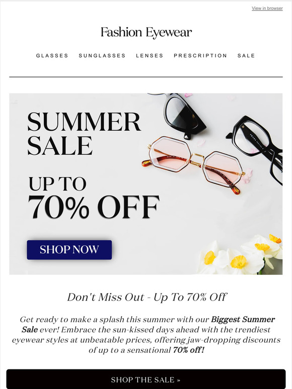 Don't Miss Out - Huge Eyewear Savings Now!