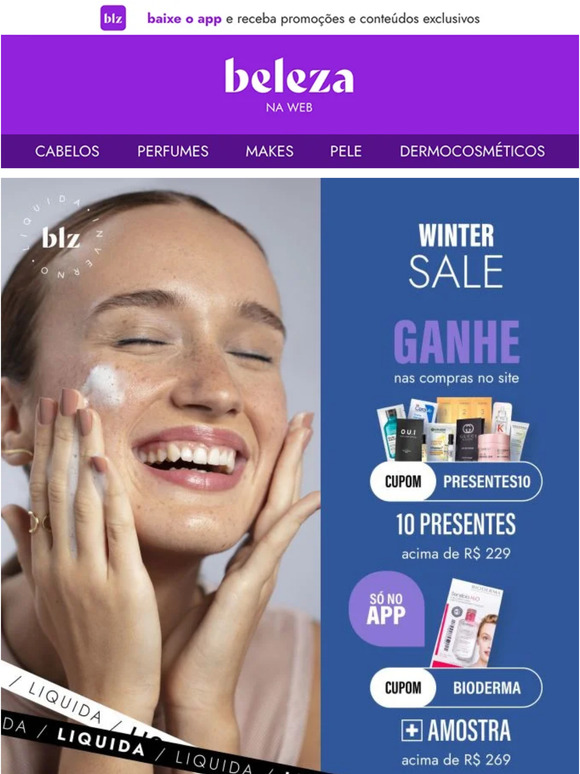 10 presentes e mini Bioderma? Hoje tem!