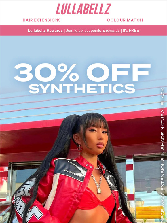 Get ready to celebrate - 30% off Synthetics! 🎉