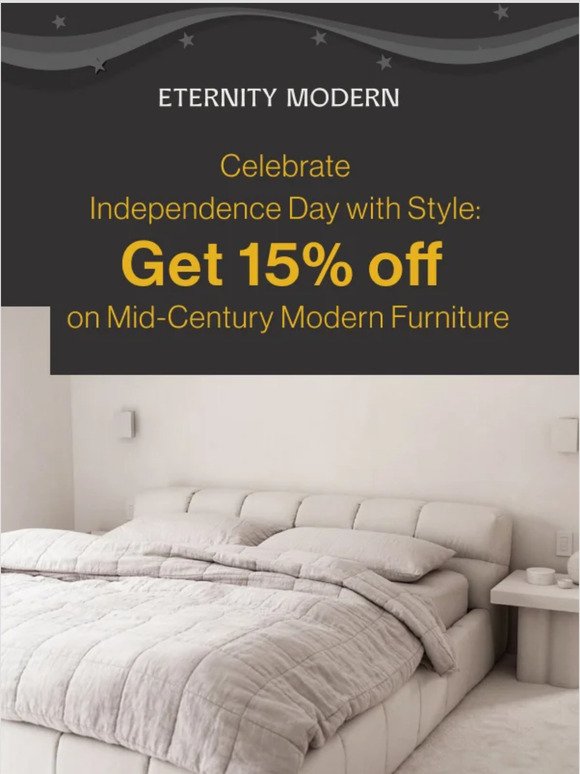 Celebrate With 12% Off on MidMod Classics!