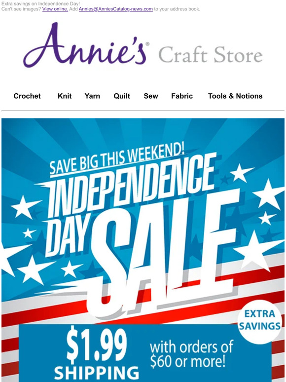 Annie's 4th of July Shipping Savings! ️🤍💙 Milled