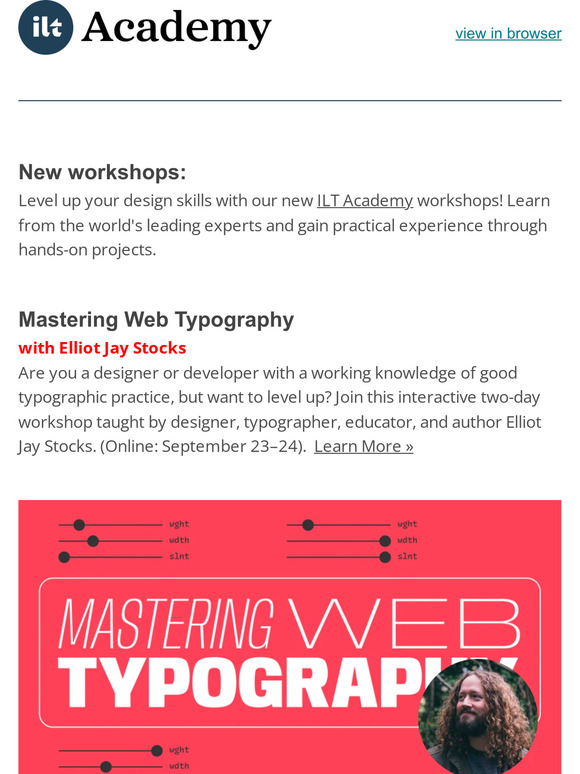 👩‍🎓 New typography & type design workshops!