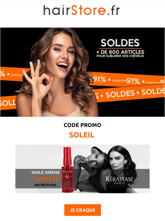 SOLDES : Votre Huile Sirène Kérastase OFFERTE Dès 29€ D'achat !