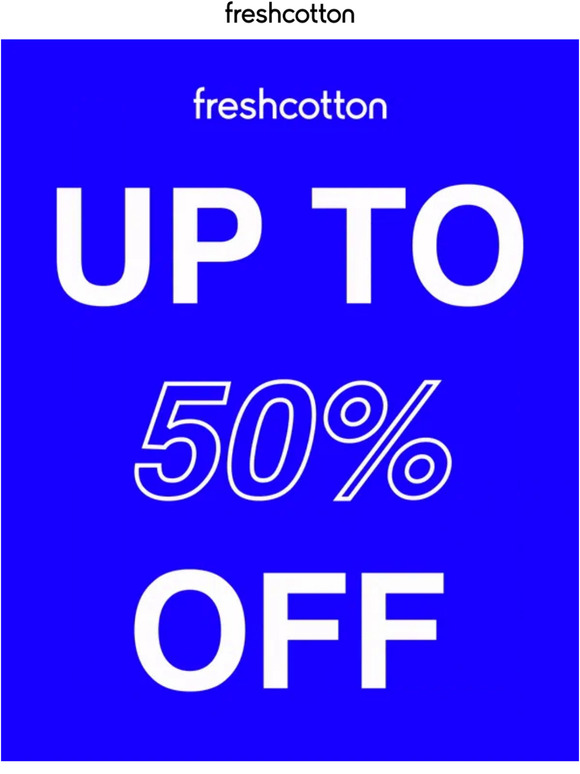 Big summer sale: Up to 50% off! 🏖️