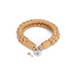 Image of Pre-Tied Shibari Lock and Key Rope Collar