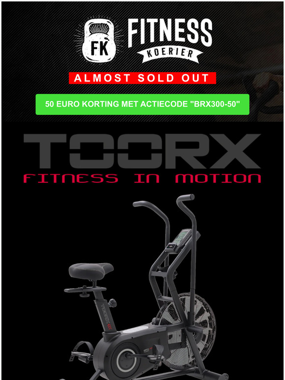 De laatste stuks tot eind 2023! Toorx Airbike - van 599,- voor 549,-