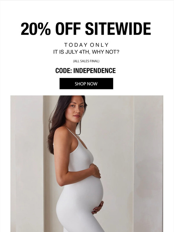 Cue the fireworks 🎇 20% OFF SITEWIDE TODAY