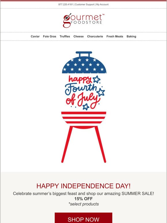 💥Happy Fourth of July – Shop 15% OFF! 💥