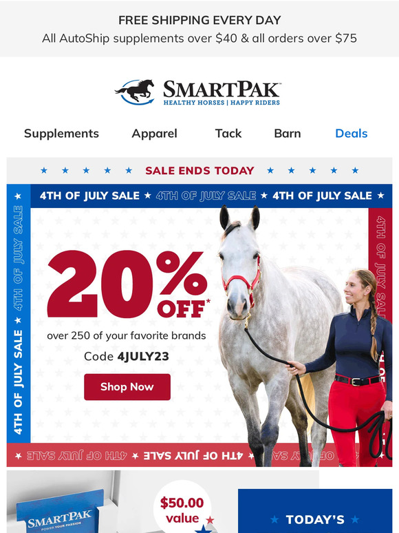 SmartPak Equine Your Promo Code Is About To Expire! Milled